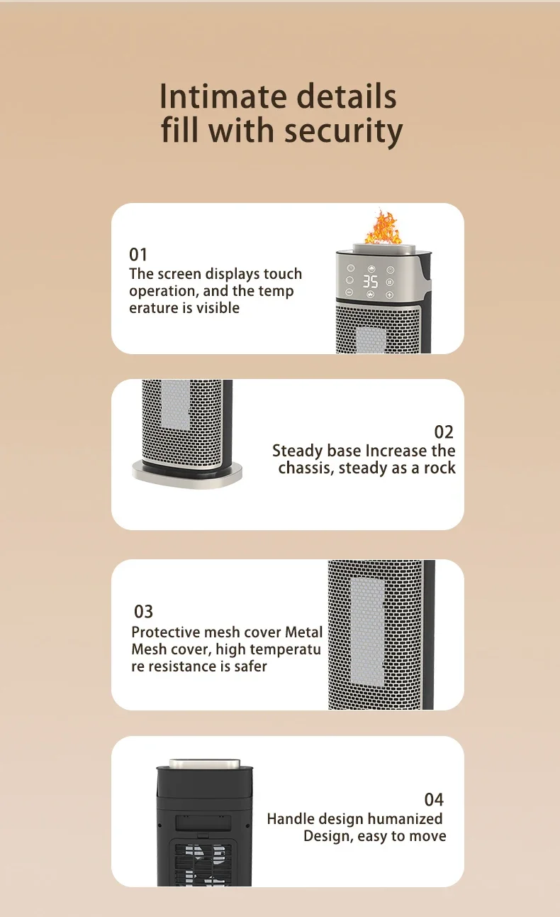 Heating Winter Heater, PTC, AC100-240V, Electric - detail 26