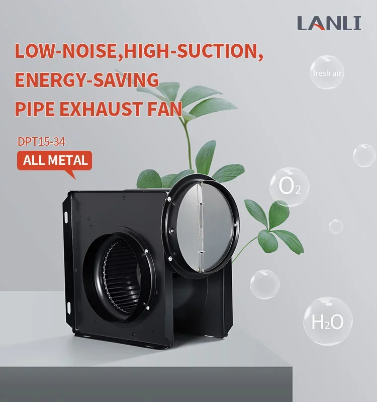 Centrifugal Fan, 150mm, Inline - detail 2