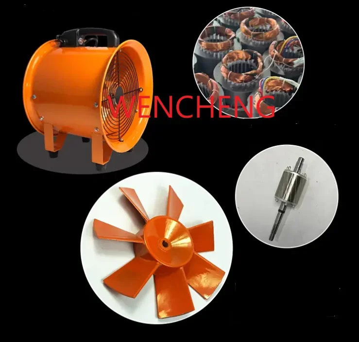 Flow Portable Electric Fan, 200mm, Axial, 220V - detail 8