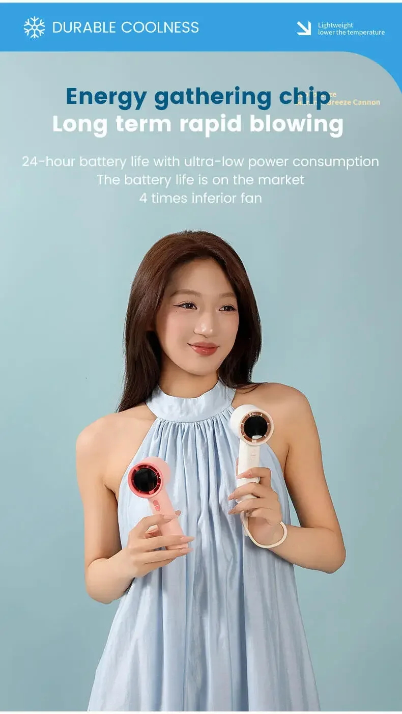 Mini Handheld Fan, IMYCOO, Portable - detail 12