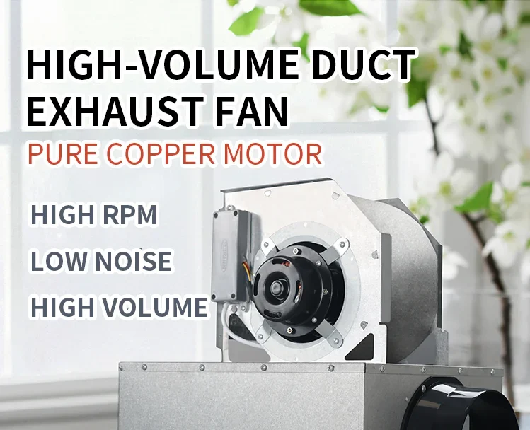Low Noise Exhaust Fan, Centrifugal, Inline - detail 2