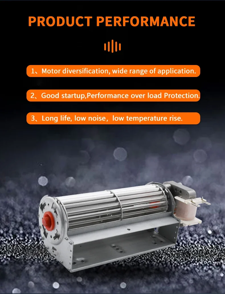 Cross Flow Fan, 110, 12V, Cast Iron - detail 8