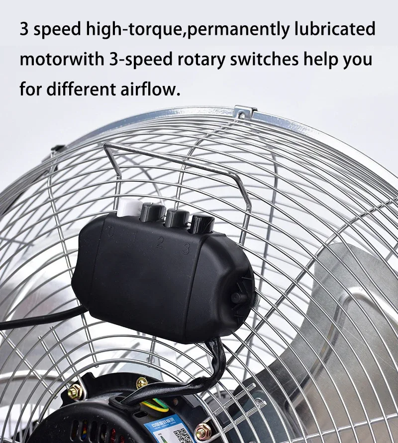 Ground Standing Fan, Electric Power, 80 W(0.11hp) - detail 12