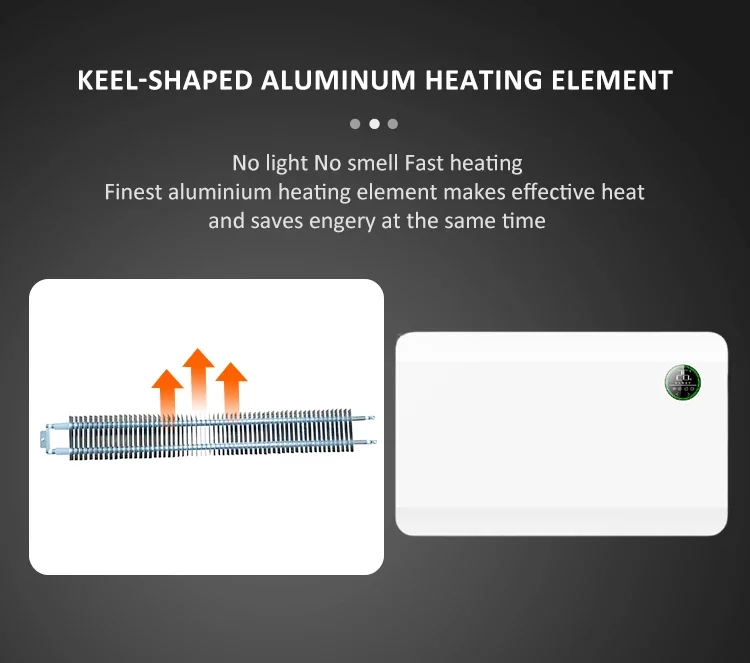 Electric Convector Panel, 2000W, Wall - detail 10