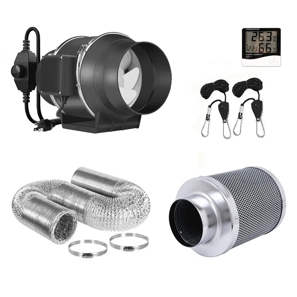 Indoor Plants Growing Filter, 4", 6", 8", Inline - detail 4