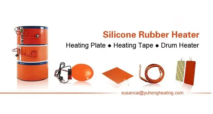 Flexible Silicone Rubber Heater, 12V, 24V, 300mm, 3D - detail 2