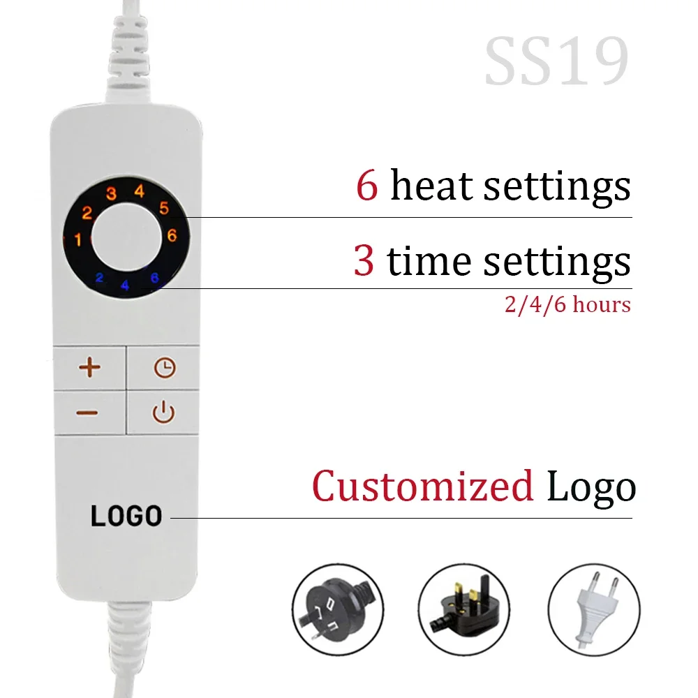 Washable Electric Blanket, 220v, 150x80cm - detail 20