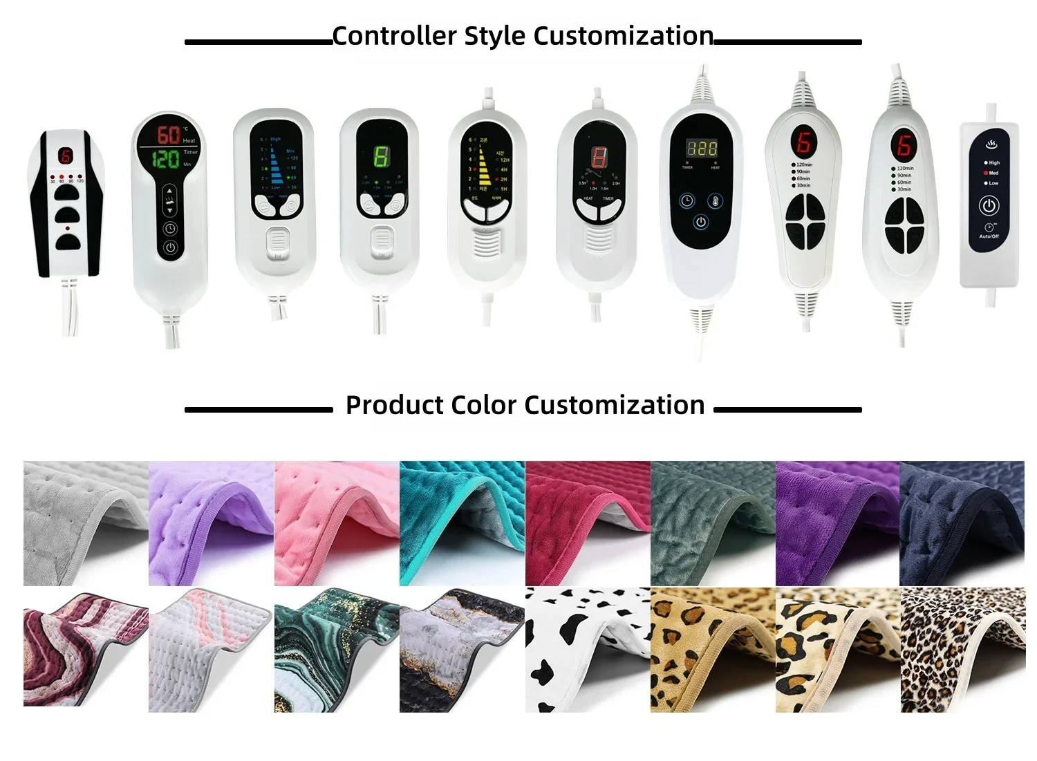Heating Pad Heating Blanket, LED, 120W(0.16hp), Flannel Fleece - detail 16