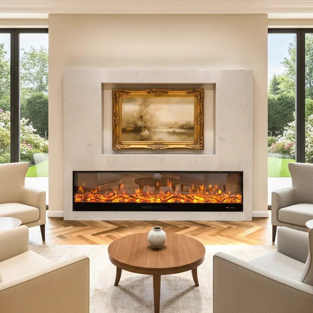 Electric Fireplace, 30inch, Wall - detail 48