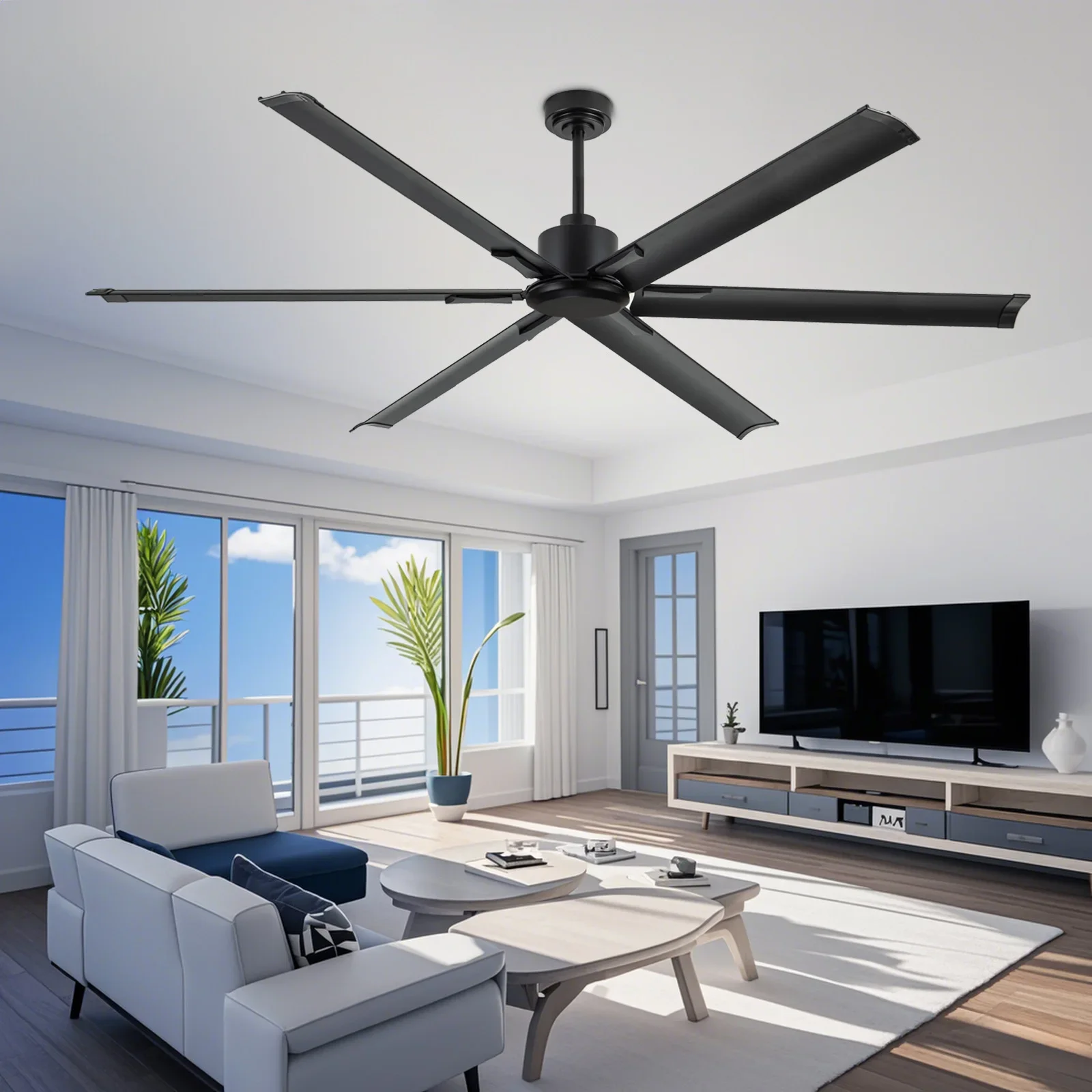 Industrial Ceiling Fan, Aluminum, BLDC - detail 4