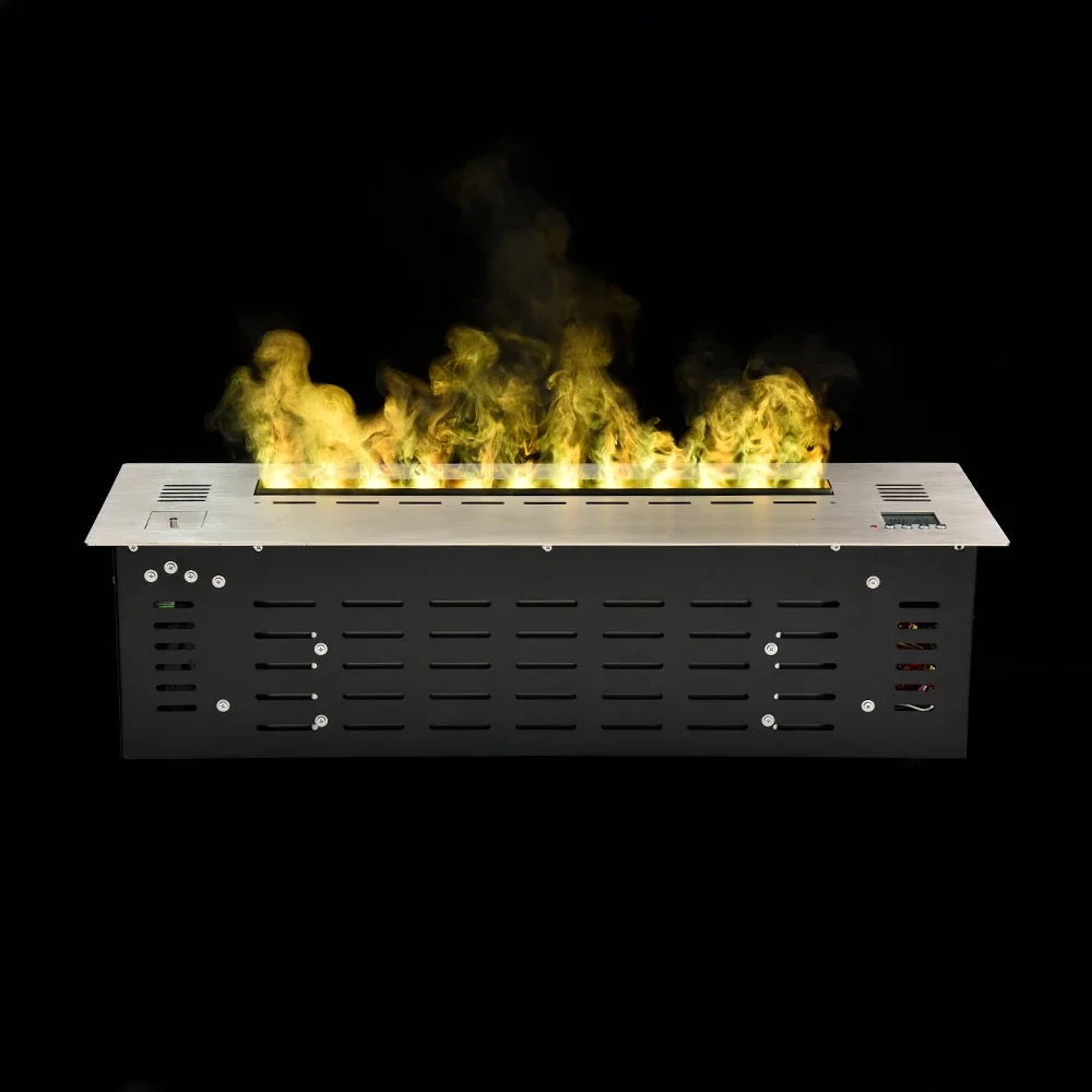 Electric Fireplace, 800-2000mm, 3D, Steel - detail 28