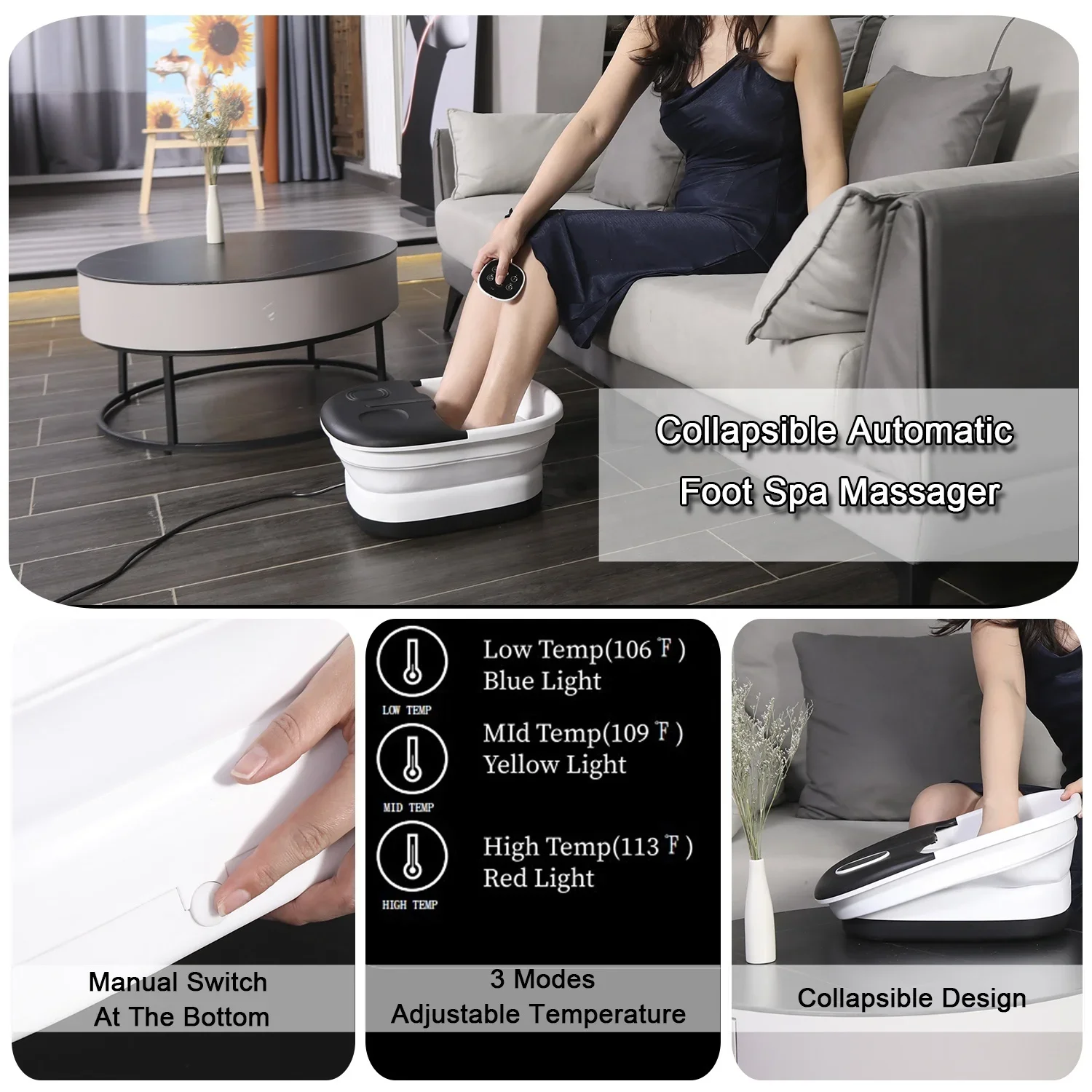 Foot Hand Warmers, 4.5-6L, 500W - detail 2