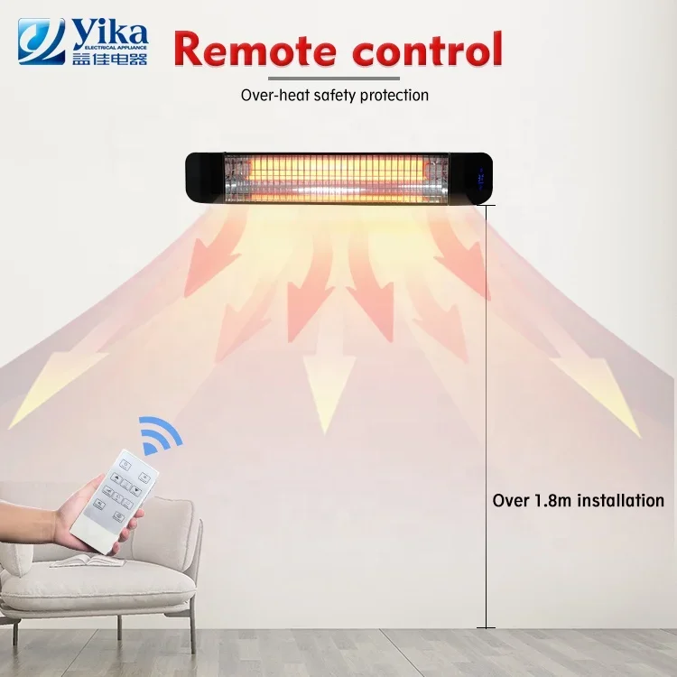 Body-sensing Radiant Heater, Ceiling, 3200W - detail 34
