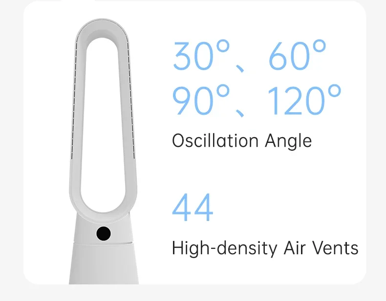 Tower Pedestal Fans, Brushless, 35W(0.05hp), Plastic - detail 22