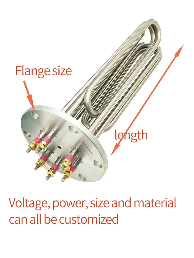 Flanged Immersion Heater, SUS304, Stainless, Steel, 220V/380V - detail 6