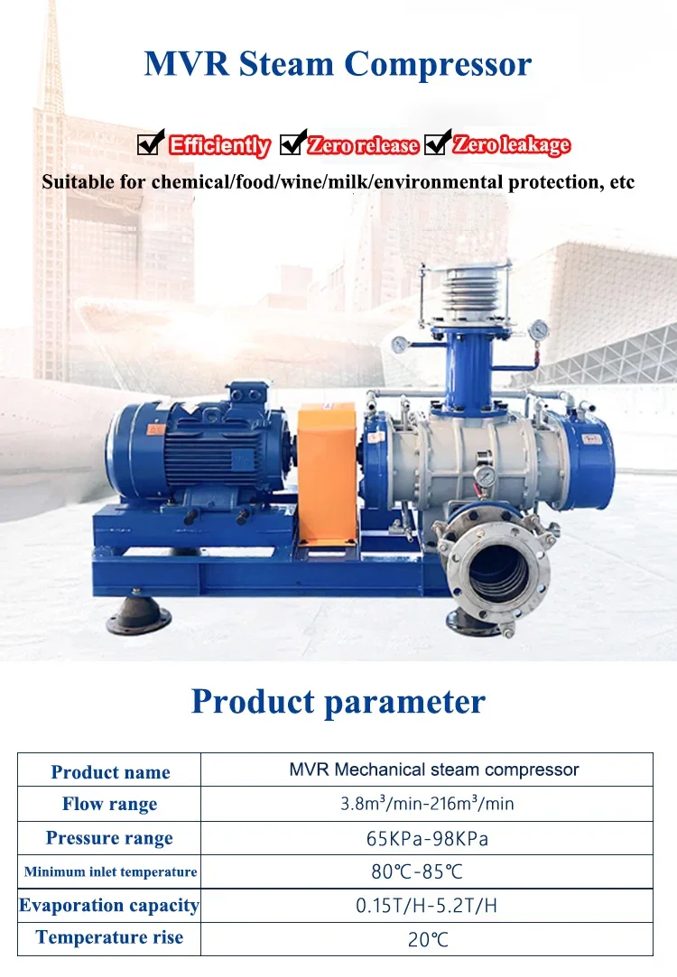 Centrifugal Blower, MVR, 220 V, 0.15 - 5.2T - detail 2