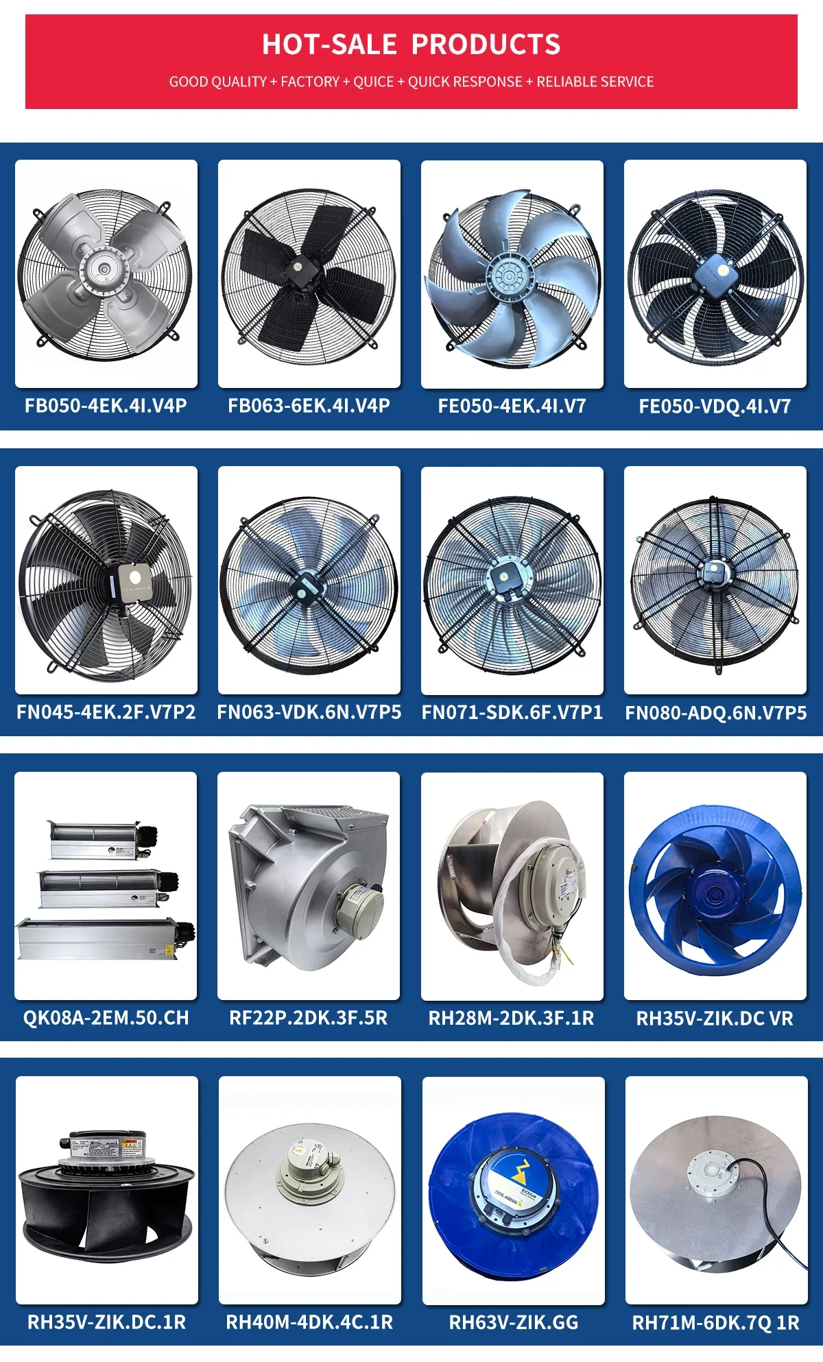 German-made Axial-flow Cooling Fan, FB063-6EQ.4I.V4P, 230V - detail 22