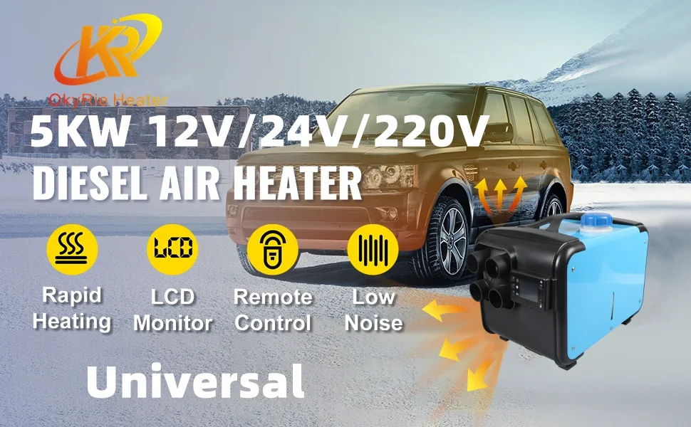 Diesel Parking Heater, 5kW, 8kW, 12V, 24V - detail 2