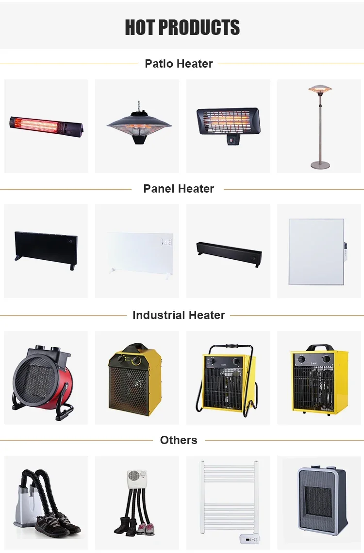 Infrared Carbon Crystal Heater, Portable, Electric, Metal - detail 16