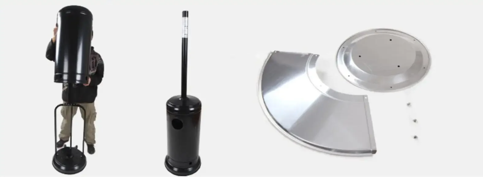 Gas Patio Heater, Stainless, Steel - detail 12