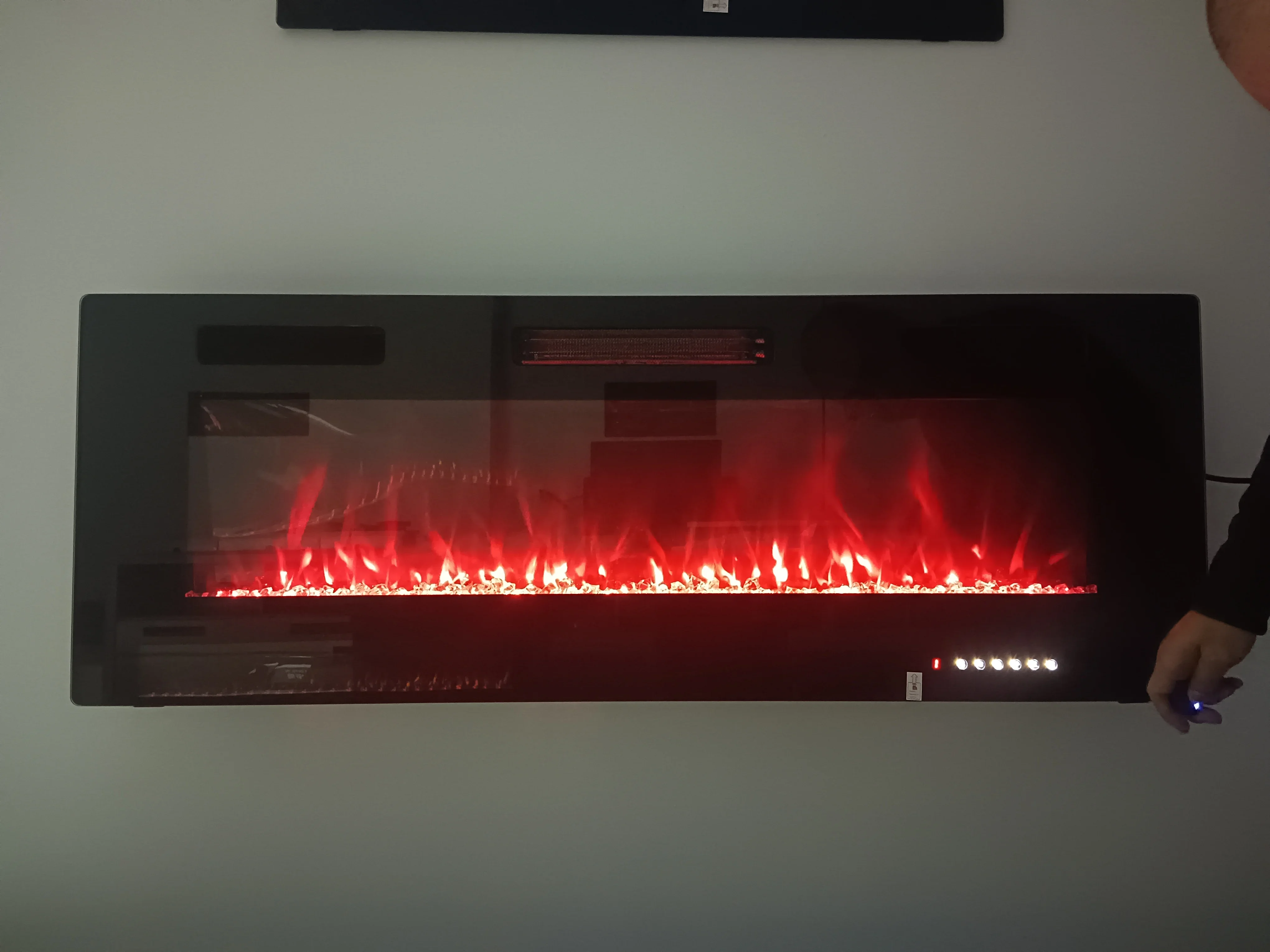 Electric Fireplace, 110V/220V/240V, LED, Wall, 36"-50" - detail 2