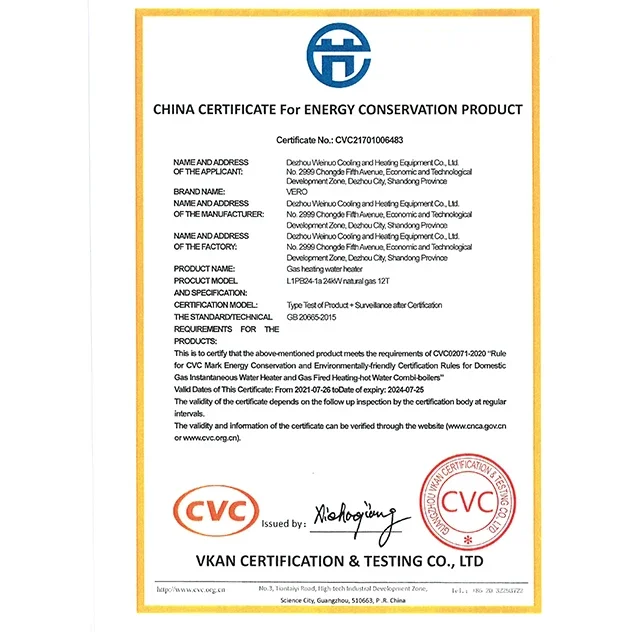 Water Heater, Wall, 24KW, 26KW, 28KW - detail 24