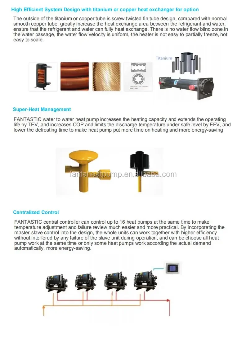 Source Inverter Heat Pump, 15KW, 18KW, 20KW - detail 10