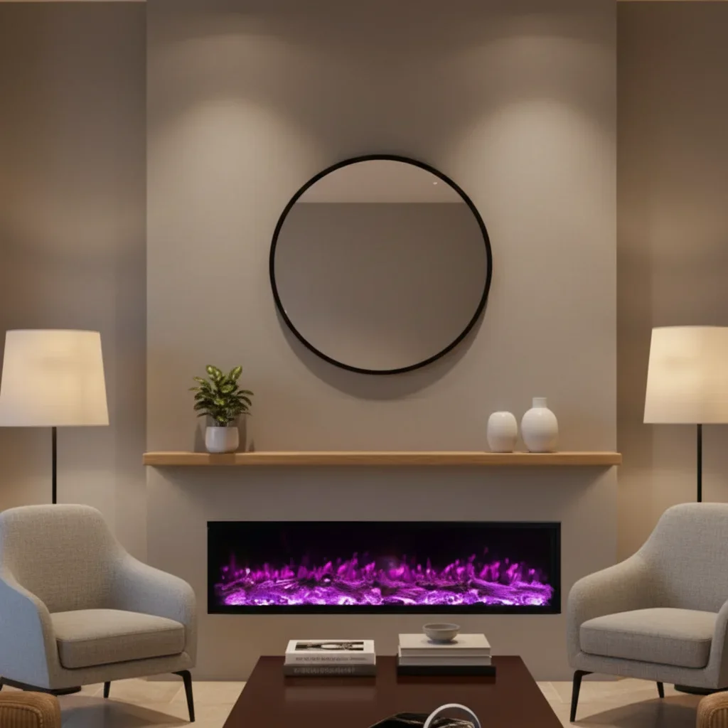 Electric Fireplace, 30inch, Wall - detail 52