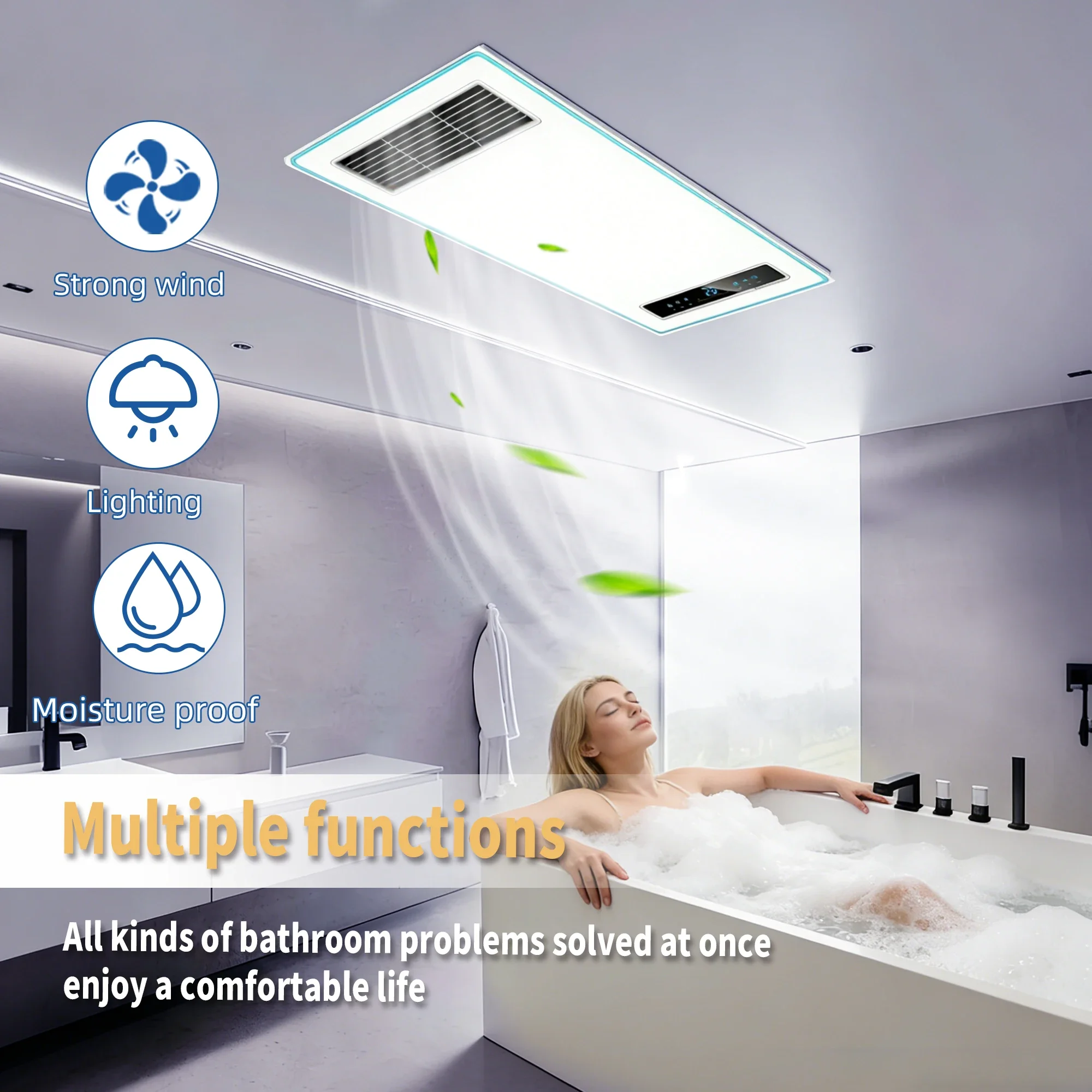 Ventilation Exhaust Fan, SAA, LED, Ceiling - detail 12