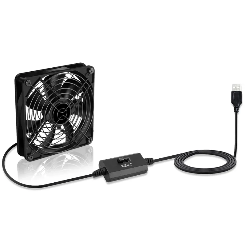 Waterproof Case Fan, 120mm, 3-Speed, 25mm - detail 18