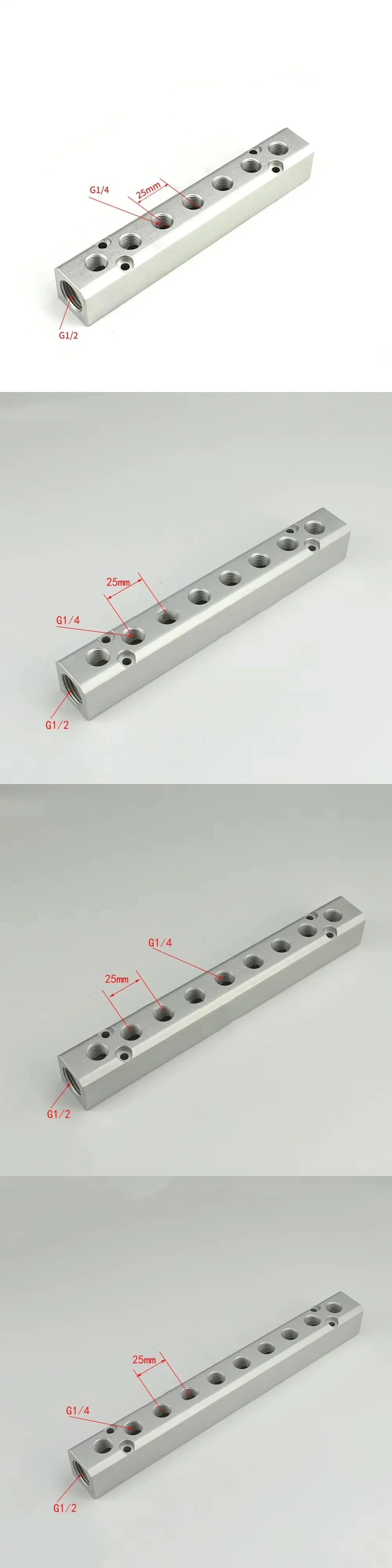 Quick Plug Connector, BSP, 30x30mm, G1/2, Aluminum - detail 8