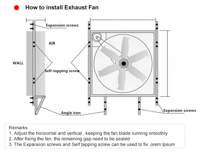 Pressure Industrial Ventilation Fan, 220v, 17000m3 - detail 8