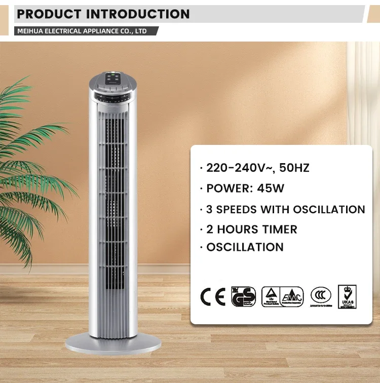 Household Air Cooler, 29-Inch, 45W(0.06hp), Plastic - detail 4