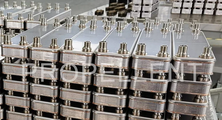 Plate Heat Exchanger, 5KW, 8KW, 10KW, Copper - detail 16