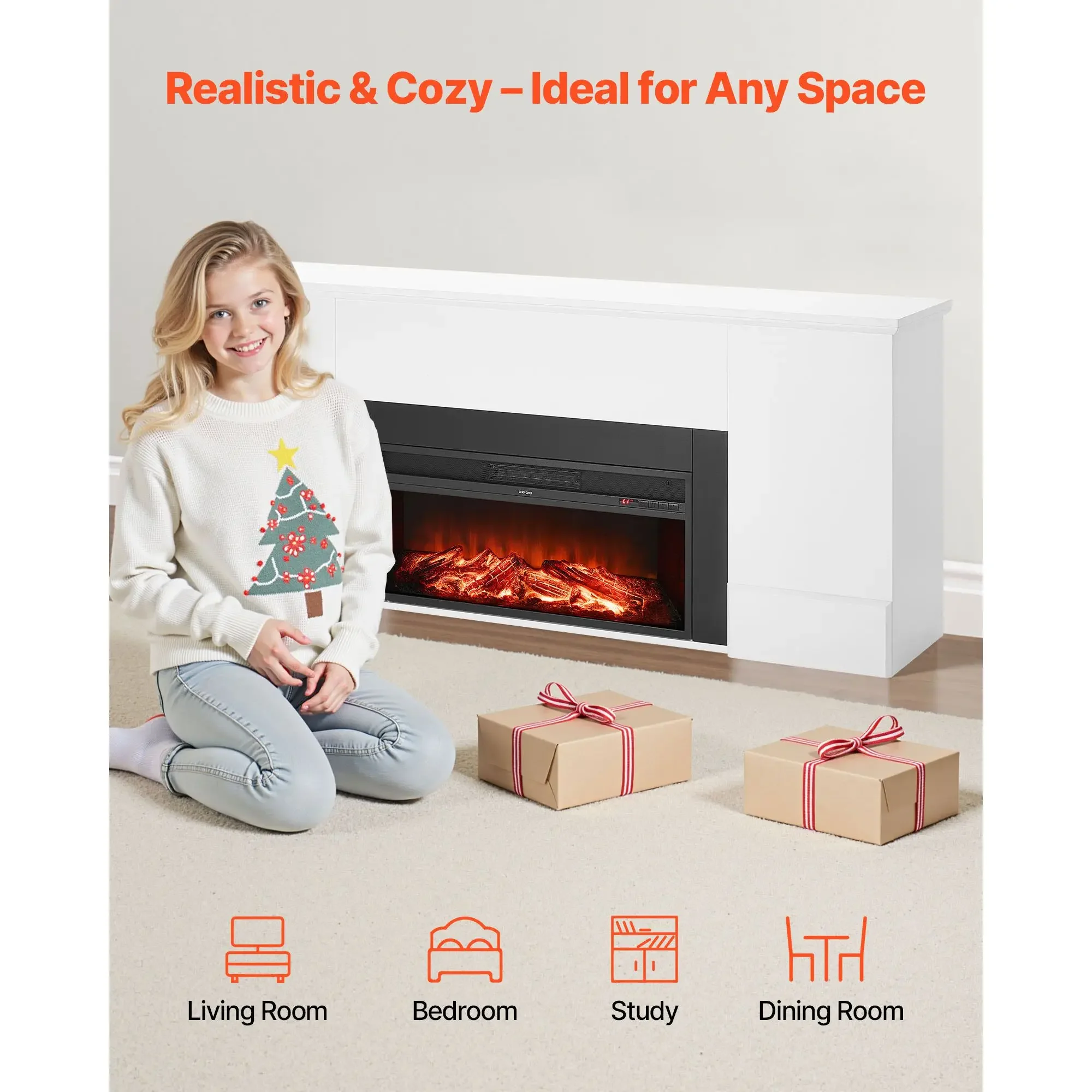 Electric Fireplace, 1500W, 5120BTU - detail 10