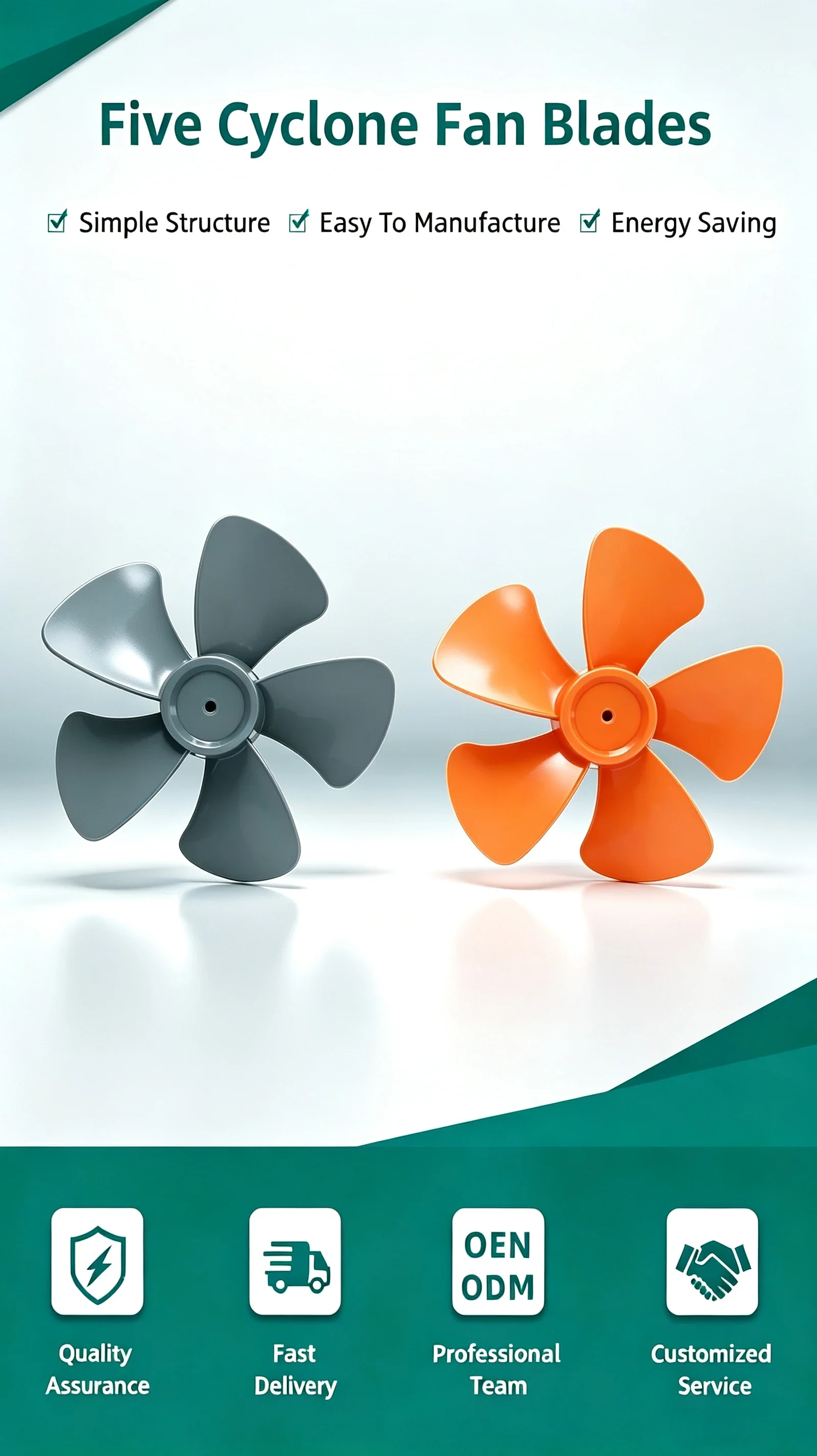 Pedestal Ventilation Fan, Electric, Plastic - detail 10