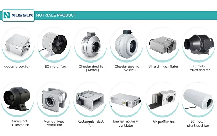 Inline Duct Exhaust Fan, HEPA, 220 V, Corded Electric - detail 24