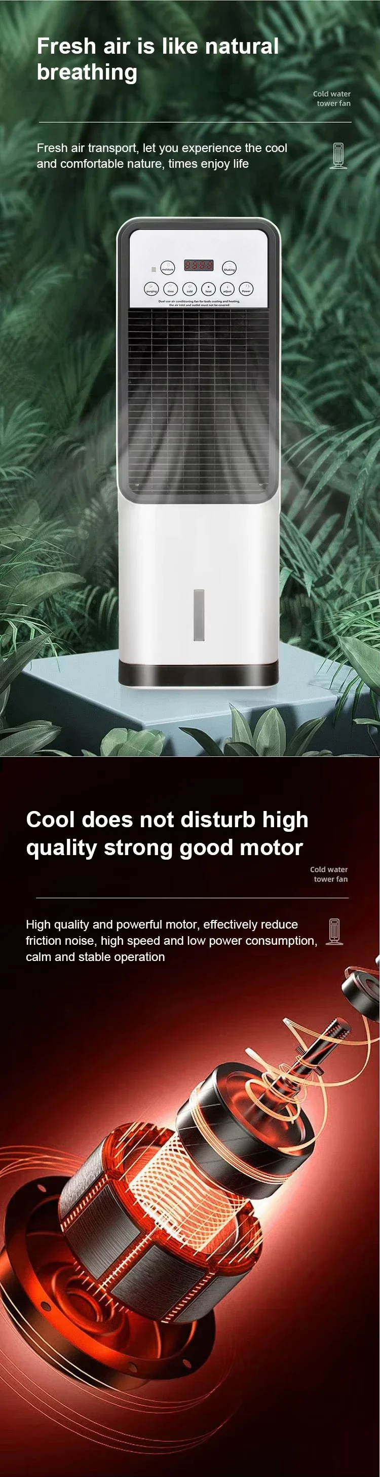 Digital Electric Heater, Portable, 1800W, 3-Speed - detail 6