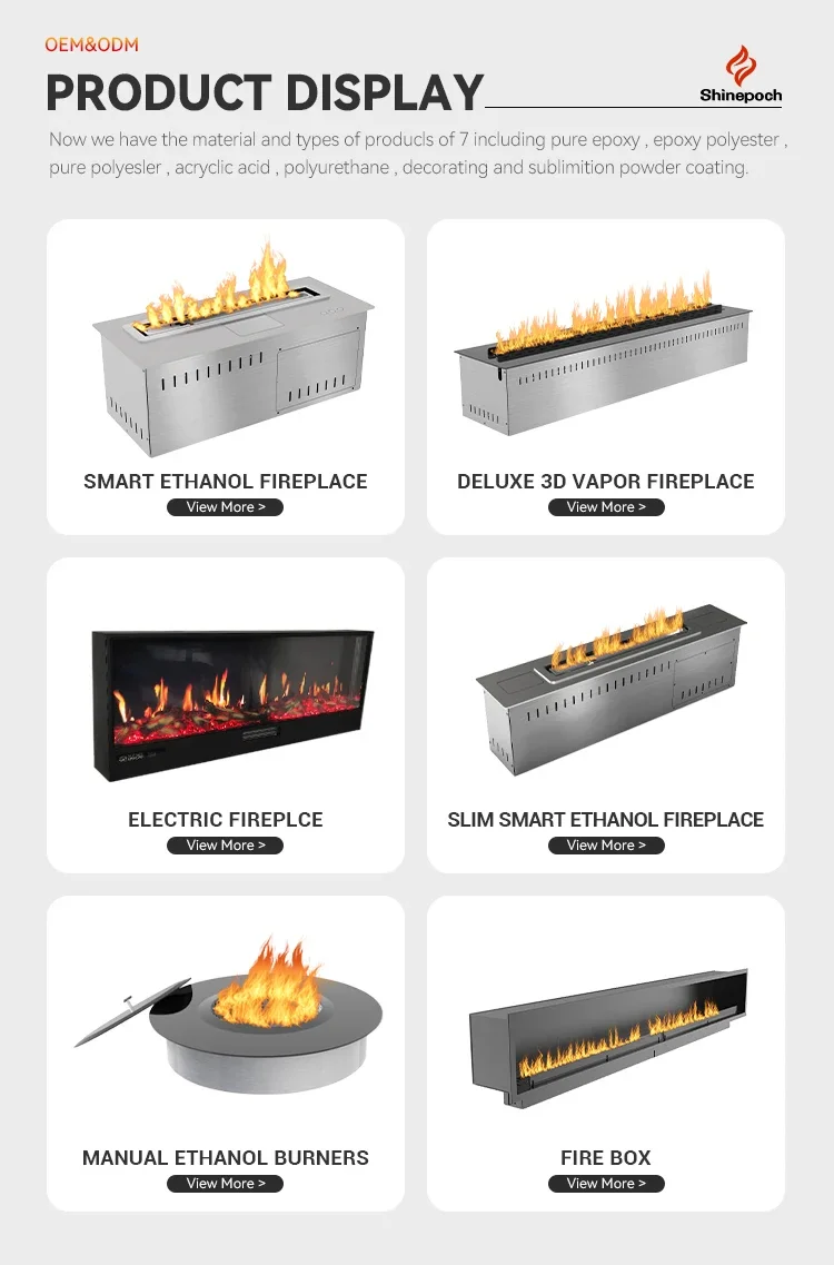 Vapor Steam Mist Fireplace, Steel, 1250mm, 3D - detail 20