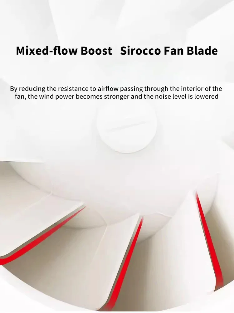 Silent Duct Booster Fan, 220 V, Metal - detail 10