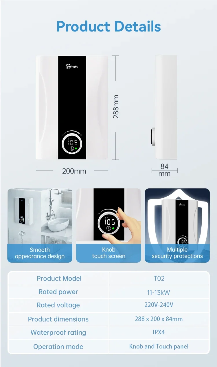 Electric Water Heater, 8kW, 240V, 60Hz, ETL - detail 10