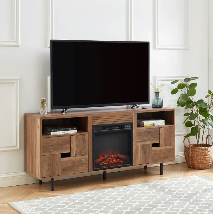 Stands with Electric Fireplace, 110V-240V, 750W - detail 12