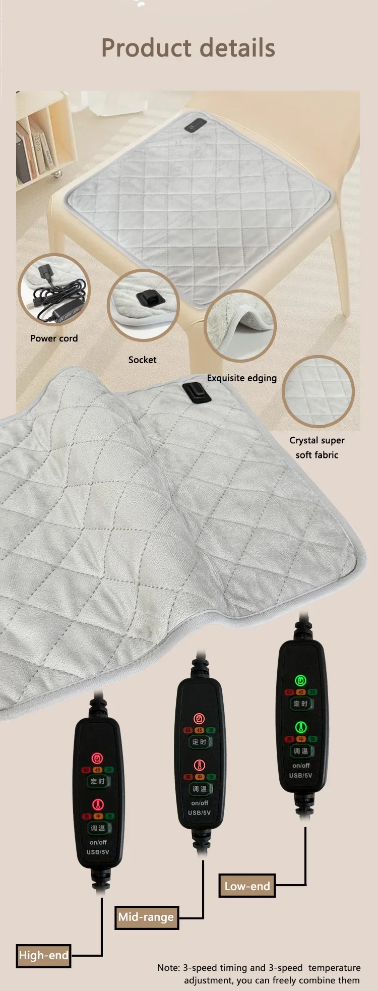 Foot Hand Warmers, USB, 10000mAh, Portable - detail 16