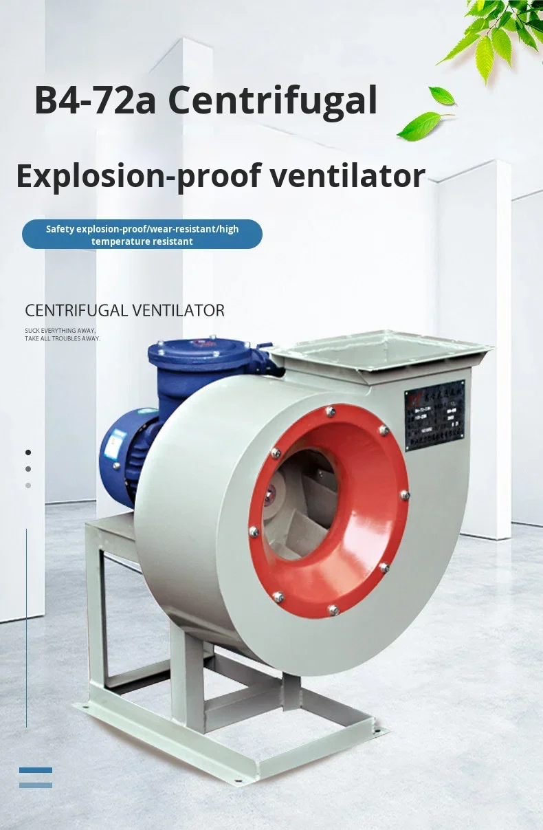 Centrifugal Fan, B4-72, Stainless, Steel, Explosion-proof - detail 2