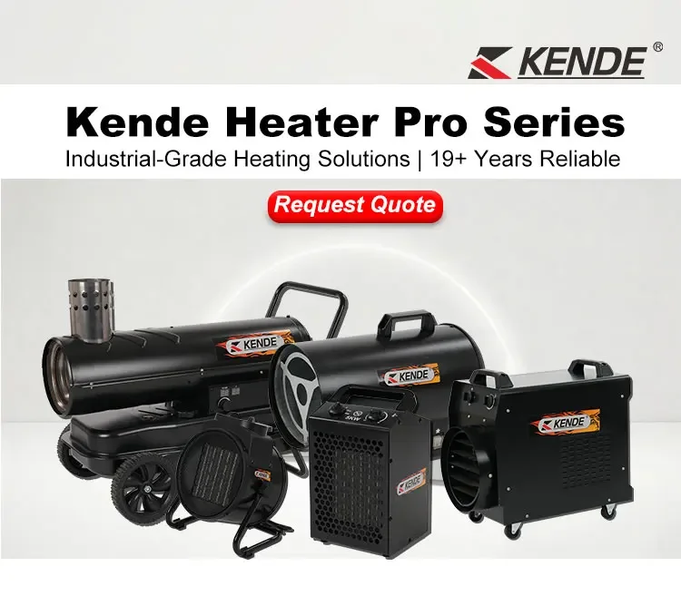 Straight Tubular Thermal Heater, KENDE, 380V-400V 50Hz, 360m³ - detail 2
