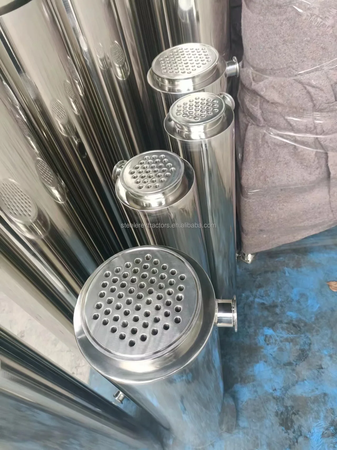 Steel Jacketed Heat Exchanger, Stainless, 4in, 6in - detail 10