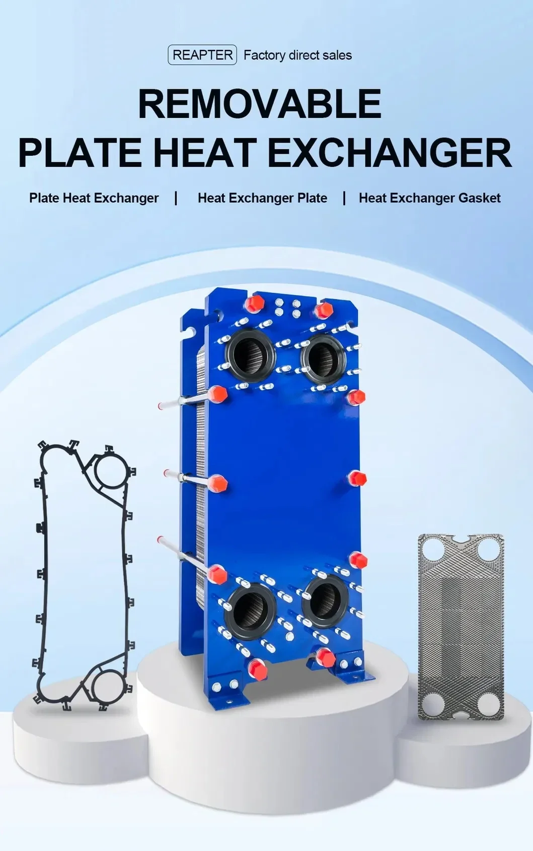 Plate Heat Exchanger, QINGDAO, Stainless Steel - detail 2