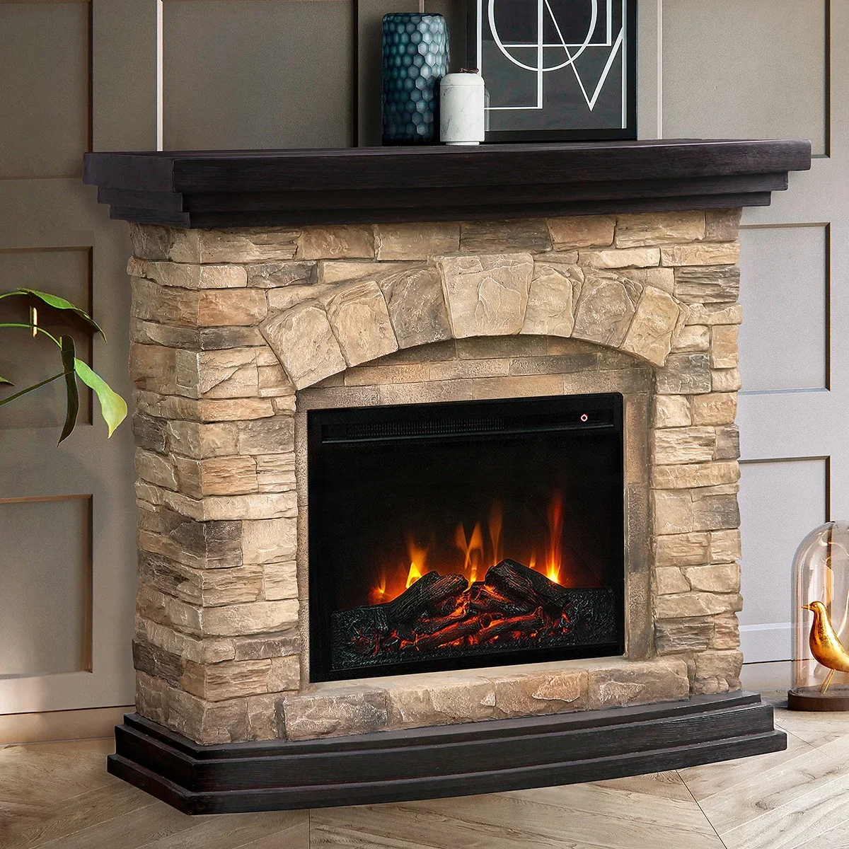 Flame Water Vapor Fireplace, 3D, 120V, 1500W - detail 6