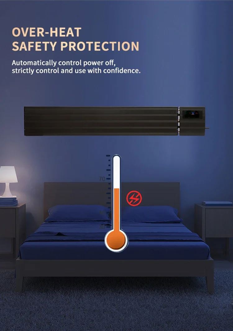 Infrared Electric Heater, Wall, LED - detail 8