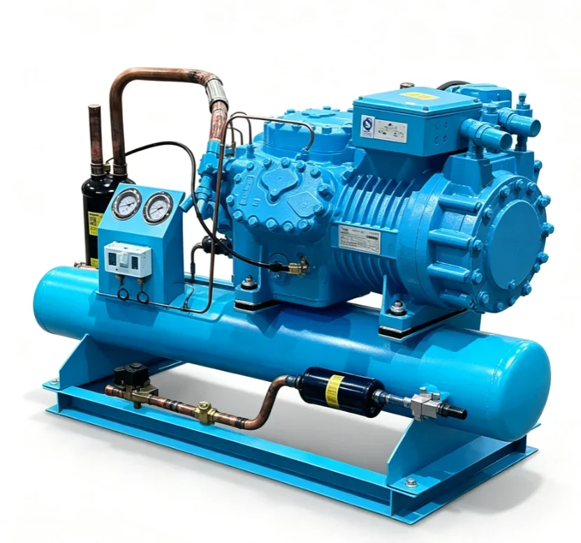 Condensing Semi Enclosed Compressor, 220 V, 55.0KW(73.76hp) - detail 8